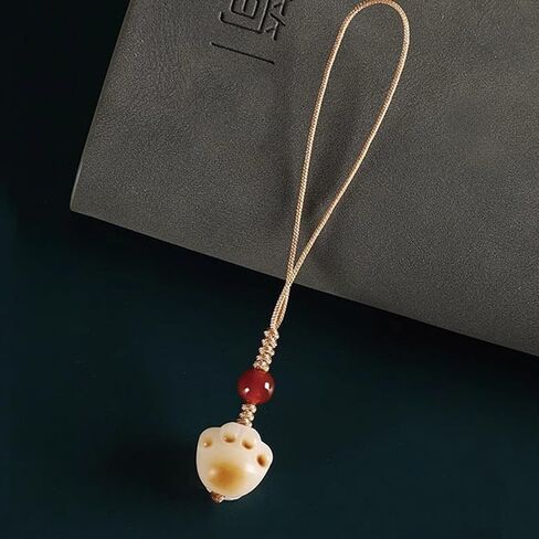 Cat Cell Phone Charm in Charcoal Grill Color in Saudi Arabia