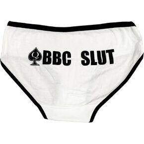 BBC Slut Bikini Panty with QoS Symbol - Queen of Spades