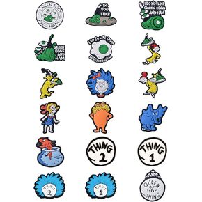 Beamandi Cute Cartoon Anime Shoe Charms Decoration for Kids Boys Girls Men Women PVC Clog Accessories Birthday Party Gift