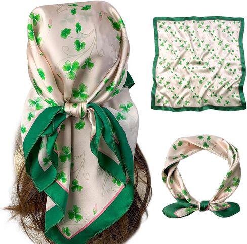 وشاح شعر التوت من الحرير الحقيقي 100% من Tolzorai للنساء عالي الجودة مقاس 27 بوصة وشاح رأس مطبوع حزمة هدايا in Kuwait