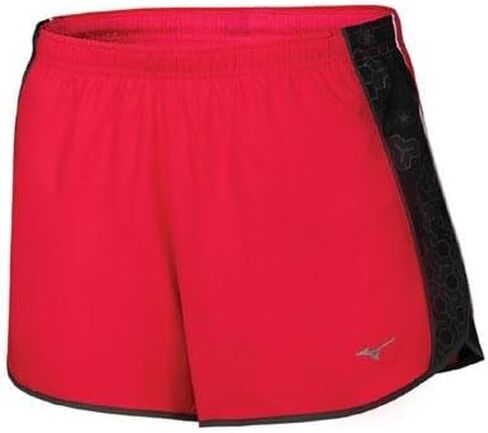 شورت Mizuno Running للنساء Drylite Mustang، مقاس X-Large، أسود/ظل داكن in Kuwait