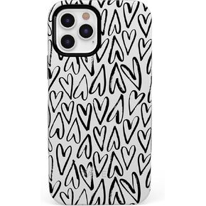 Casely iPhone 12/12 Pro Case | Field of Flowers | Pastel Floral | Bold Protective Design | Compatible with MagSafe