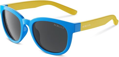 ACBLUCE Kids Polarized Sunglasses Sport Youth Baseball Cycling Sun Glasses TPEE Unbreakable Frame for Boys Girls Age 5-13 in Kuwait