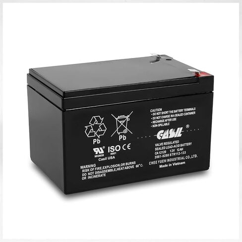Casil 12V 10Ah Replacement Battery Compatible with APC Smart-UPS SMT1000, SMC1500, SMT1000C, SMT1000US, SU1000, SU1000BX120, SUA1000US, SUA1000 2 Pack in Saudi Arabia