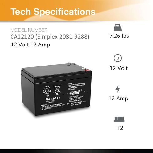 Casil 12V 10Ah Replacement Battery Compatible with APC Smart-UPS SMT1000, SMC1500, SMT1000C, SMT1000US, SU1000, SU1000BX120, SUA1000US, SUA1000 2 Pack in Saudi Arabia