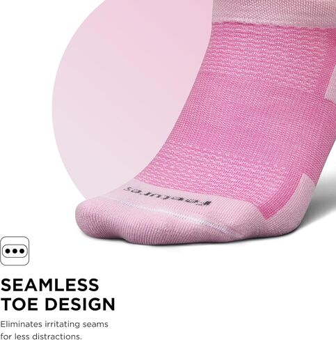 Feetures High Performance Cushion No Show Tab - Running Socks for Men and Women - Athletic Ankle Socks - Moisture Wicking, Boost Blue, 4-6 in Kuwait