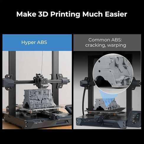 Official Creality PLA 3D Printer Filament, Ender PLA 3D Printer PLA Filament 1.75mm, Dimensional Accuracy +/- 0.02 mm, No-Tangling and Strong Bonding, 1KG Spool PLA (2.2lbs)*2 Pack in Saudi Arabia