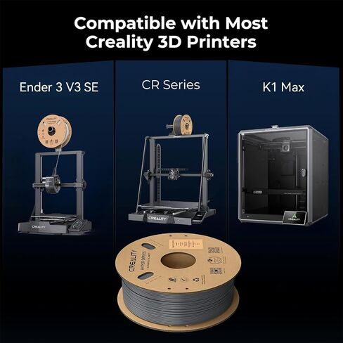 Official Creality PLA 3D Printer Filament, Ender PLA 3D Printer PLA Filament 1.75mm, Dimensional Accuracy +/- 0.02 mm, No-Tangling and Strong Bonding, 1KG Spool PLA (2.2lbs)*2 Pack in Saudi Arabia