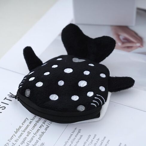 2Pcs Cute Whale Shark Coin Purse, Shark Wallet Novelty Purse Aesthetic Kawaii Accessories With Zipper Funny Small Plush Girls Wallet Women's Coin Purses and Pouches, Men's Fashion in Kuwait