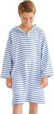 SAMMIMIS Kid’s Beach Towel with Hood - Boys & Girls Swim Cover Up - Pullover Hooded Beach Towel with Long Sleeves – Light, Quick Dry Towel & Hoodie in Kuwait