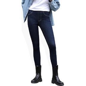 OFLUCK Women's High Waisted Boyfriend Jeans,Distressed Ripped Stretch Cropped Jeans