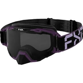 FXR Maverick Snowmobile Goggle Vivid Anti Fog Scratch Dual Pane Yellow Lens