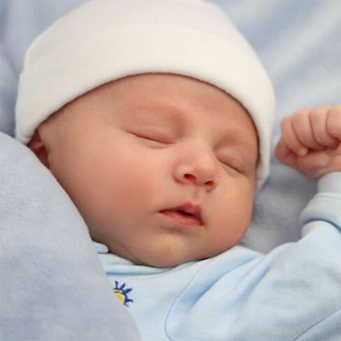 DRESHOW BQUBO 3 Pack Newborn Hospital Hat and Mittens Infant Baby Beanie with Bow Soft Cute Knot Nursery Cap in Kuwait