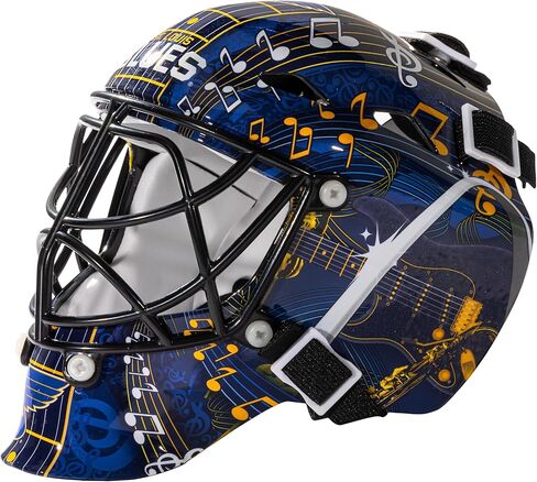 Franklin Sports NHL Team Logo Mini Hockey Goalie Mask with Case - Collectible Goalie Mask with Official NHL Logos and Colors in Kuwait