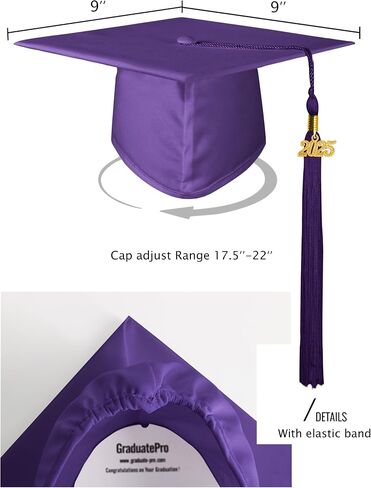 GraduatePro Matte Kids Graduation Cap 2024 for Kindergarten Prek Graduation Ceremony in Kuwait