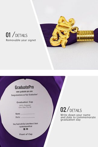 GraduatePro Matte Kids Graduation Cap 2024 for Kindergarten Prek Graduation Ceremony in Kuwait