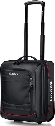Gonex Rolling Duffle Bag with Wheels, 70L Water Repellent Wheeled Travel Duffel Luggage with Rollers 25 inch, Black in Kuwait