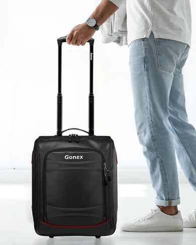 Gonex Rolling Duffle Bag with Wheels, 70L Water Repellent Wheeled Travel Duffel Luggage with Rollers 25 inch, Black in Kuwait