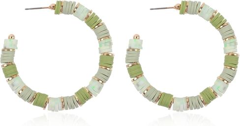 Bohemian Coin Dangle Fringe Chandelier Earrings - Lightweight Disc Charm Tassel Gypsy Filigree Metallic Lace Hoops in Saudi Arabia