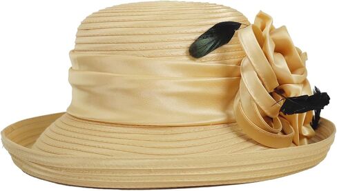 Women Kentucky Derby Church Hat Tea Party Wedding Bucket Hats in Kuwait
