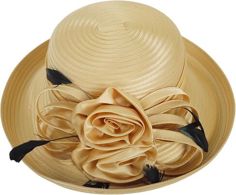 Women Kentucky Derby Church Hat Tea Party Wedding Bucket Hats in Kuwait