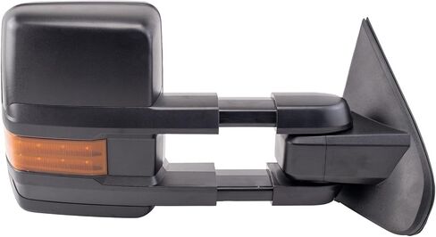 Trail Ridge Tow Mirror Power Folding Heated Smoked Signal Pair Set Compatible with 2007-2014 Ford F-150 in Saudi Arabia