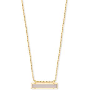 Kendra Scott Leanor Adjustable Length Bar Pendant Necklace for Women, Fashion Jewelry