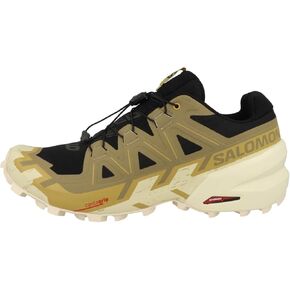 Salomon Speedcross 6 Black/Cress Green/Transparent Yellow 9.5 D (M)
