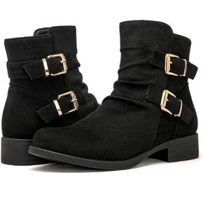 GLOBALWIN Chelsea Boots Women Lug Sole Boots For Women