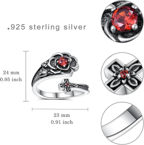 Tree of Life Spoon Ring 925 Sterling Silver Tree of Life Vintage Open Rings Adjustable Thumb Rings Birthday Jewelry Gifts for Women in Saudi Arabia