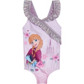 Disney Frozen Girls Elsa Anna One Piece Bathing Suit Toddler to Big Kid