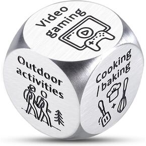 Mens Gifts for Christmas Food Decision Dice Decider for Couple Boyfriend Girlfriend Husband Wife Date Night Dice Gifts for Him Her Food Decision Dice Gifts One 11th Year Anniversary Valentines Gifts in Kuwait