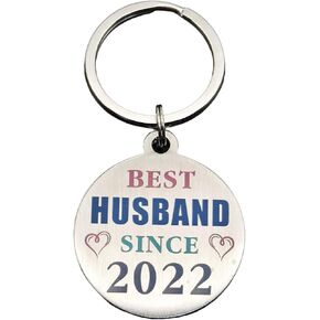 TANWIH 3rd Wedding Anniversary Keychain Gifts, 3 Year Anniversary Decoration