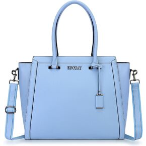 Stylish 15.6 Inch Laptop Tote Bag for Women - Travel Computer Handbag with Long Shoulder Strap
