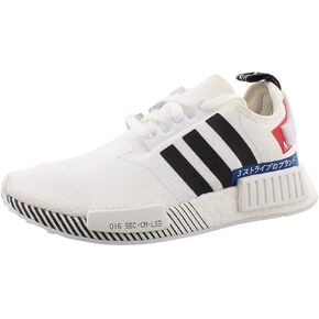 adidas Originals unisex-child NMD_R1 Sneaker, Black/Black/Grey, 6