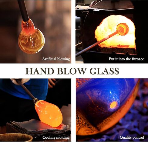 Porseme 500ml Essential Oil Diffuser 3D Glass Aromatherapy Ultrasonic Humidifier - Auto Shut-Off, Timer Setting, BPA Free for Home Hotel Yoga Gift in Kuwait