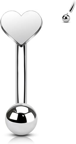 cocharm 16 جرام التيتانيوم الرخ الأقراط للنساء رجل شقة الأعلى الرخ المجوهرات g23 التيتانيوم 16 جرام الجراحية الصلب الرخ الحاجب ثقب المجوهرات 8 ملليمتر الخيوط الحاجب خواتم الحاجب الحديد العمودي labret مسمار in Kuwait