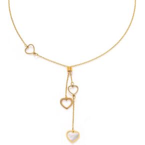 18k Gold Plated Y Necklace For Women Tassel Triangle Long Bar Pendant Necklace Chain Adjustable Long Lariat Necklace Jewelry For Women And Girls
