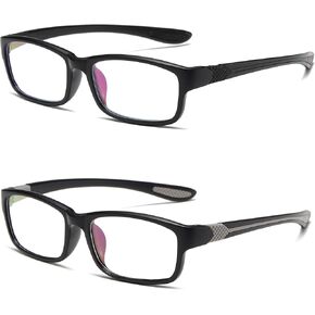 JOON-joon Reading Glasses Men 4 Pairs Ultra Light TR90 Sports Style Blue Light Blocking Readers