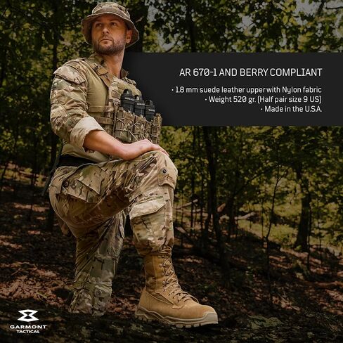 حذاء GARMONT T 8 القتالي للرجال والنساء، AR670-1 ومتوافق مع Berry، أحذية عسكرية وتكتيكية in Kuwait