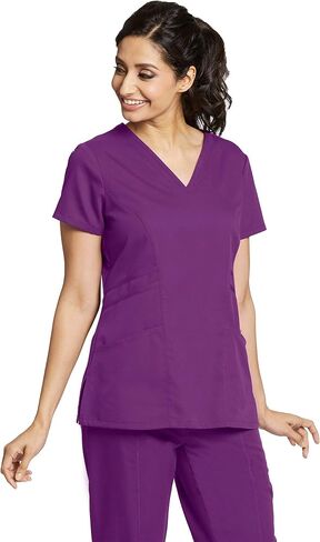 BARCO Grey's Anatomy Women's Mia Top, V-Neck Medical Scrub Top w/ 3 Pockets & Princess Seaming in Saudi Arabia
