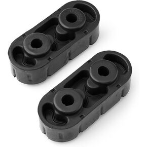 2PCS Muffler Exhaust Hangers Insulator, Rubber Exhaust Pipe Hangers, Muffler Tailpipe Silencer Hanger High Density Rubber Isolator Insulator 1999 Silverado 2004 GMC Sierra 2018 Escalade15092802