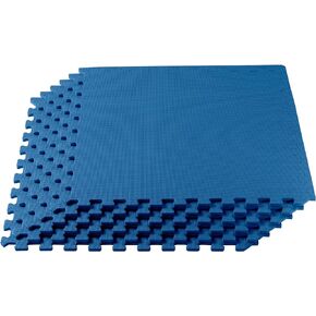 We Sell Mats 3/4 Inch Thick Multipurpose EVA Foam Floor Tiles, Interlocking Floor Mat for Indoor Gym and Home Use
