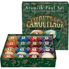 Aramith Camouflage Collection Billiard Ball Set