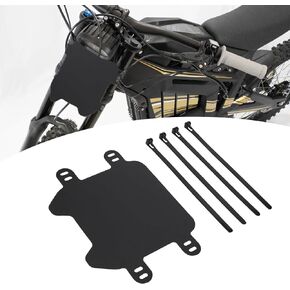 Motorcycle Number Plate Plastic Front Number Plate License Plate Frame for Talaria Sting X3/MX3/MX4 Electric Dirt Bike Black