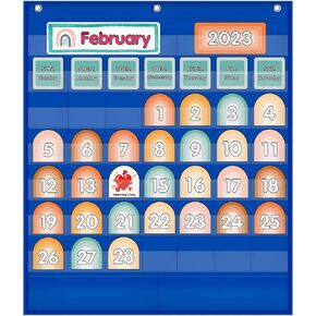 ABCKEY Calendar Weather Chart For Kids,Classroom,Kindergartens,Preschool Learning Home