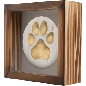 5x5 Small Shadow Box Frame Display Case, Grade A Natural Pine Wood HD Glass Front Soft Linen Back, Display Case Shadow Box for Wall and Tabletop-Carbonized Black in Kuwait