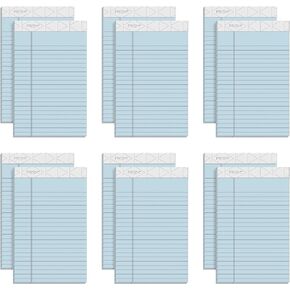 TOPS 63040 Prism Plus Colored Legal Pads, 5 x 8, Orchid, 50 Sheets (Pack of 12)