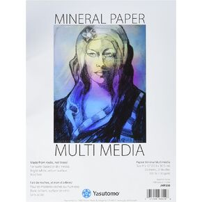 Yasutomo Mineral Paper Pad 9" x 12" 20 Sheets