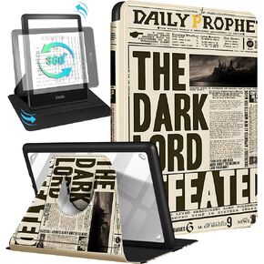 for Kindle Paperwhite 11th Generation Case 6.8 Inch 2021/Paperwhite Signature Edition Case Women Girls Kids Boys Cute Design Rotating Stand Fashion Men Teen Folio Cover with Auto Wake/Sleep
